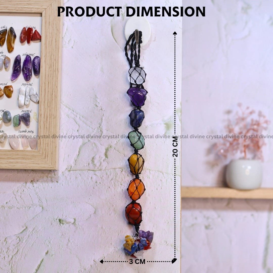 Seven Chakra Tumble Hanger (Chakra Balancing & Focus)