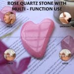 Rose Quartz Crystal Gua Sha (Calming & Soothing)