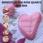 Rose Quartz Crystal Gua Sha (Calming & Soothing)