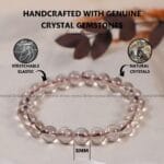 Smoky Quartz Crystal Bracelet - 8 MM (Grounding & Stabilizing)