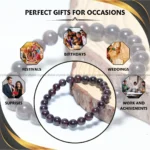 Garnet Crystal Bracelet - 8MM (Creativity & Motivation)