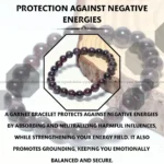 Garnet Crystal Bracelet - 8MM (Creativity & Motivation)