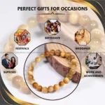 Yellow Cat Eye Crystal Bracelet - 8MM(Boosts Confidence & Provides Protection)