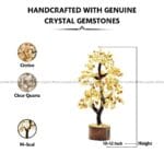 Yellow Jasper Crystal Tree 300 Beads (Mental Clarity &Abundance)