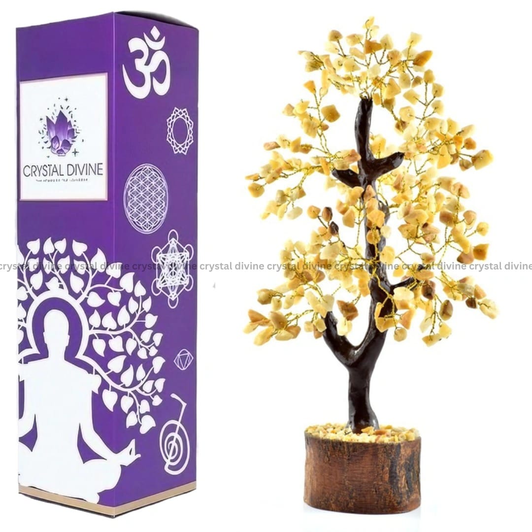 Yellow Jasper Crystal Tree 300 Beads (Mental Clarity &Abundance)