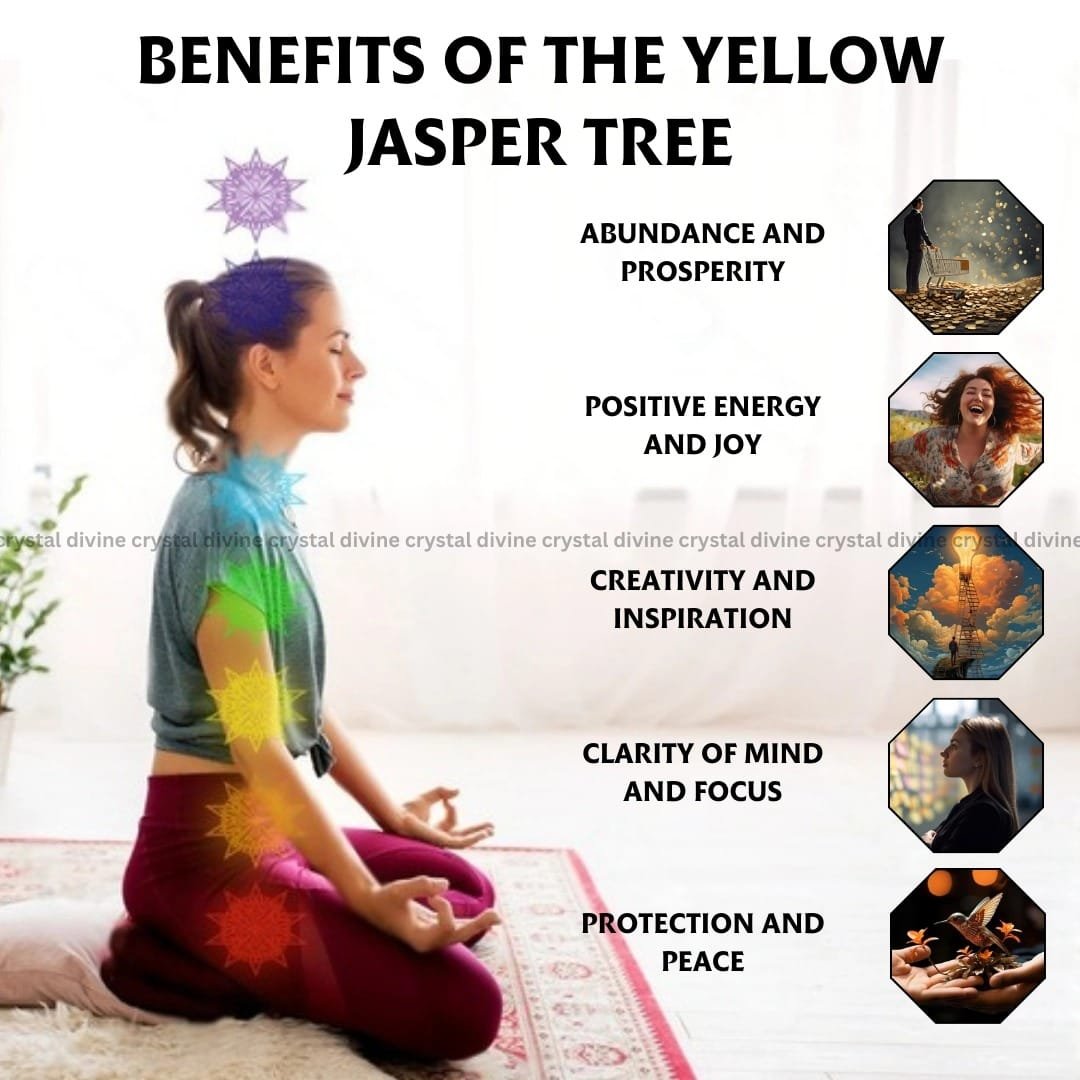 Yellow Jasper Crystal Tree