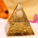 Citrine Crystal Orgon Ball Pyramid (Emotional Healing & Clarity)