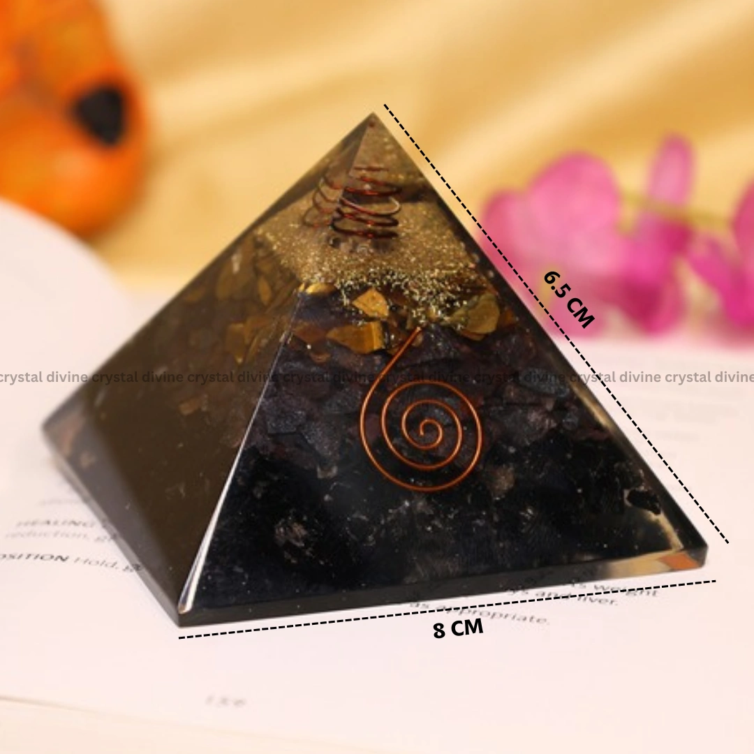 Tripple Protection Crystal Pyramid (Spiritual Growth & Awareness)