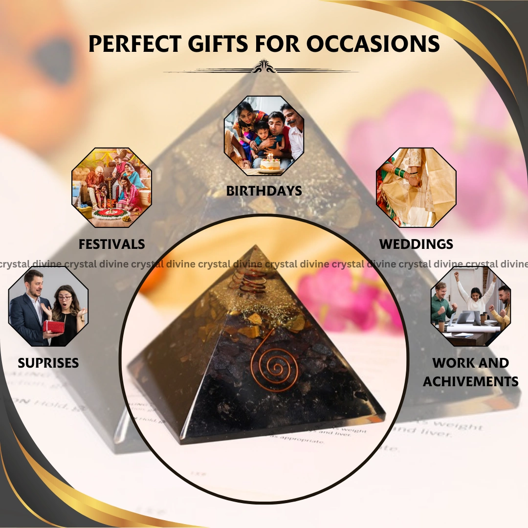 Tripple Protection Crystal Pyramid (Spiritual Growth & Awareness)