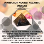Tripple Protection Crystal Pyramid (Spiritual Growth & Awareness)