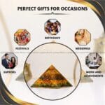 Money Magnet With Pyrite Crystal Pyramid (Enhances Manifestation Power)