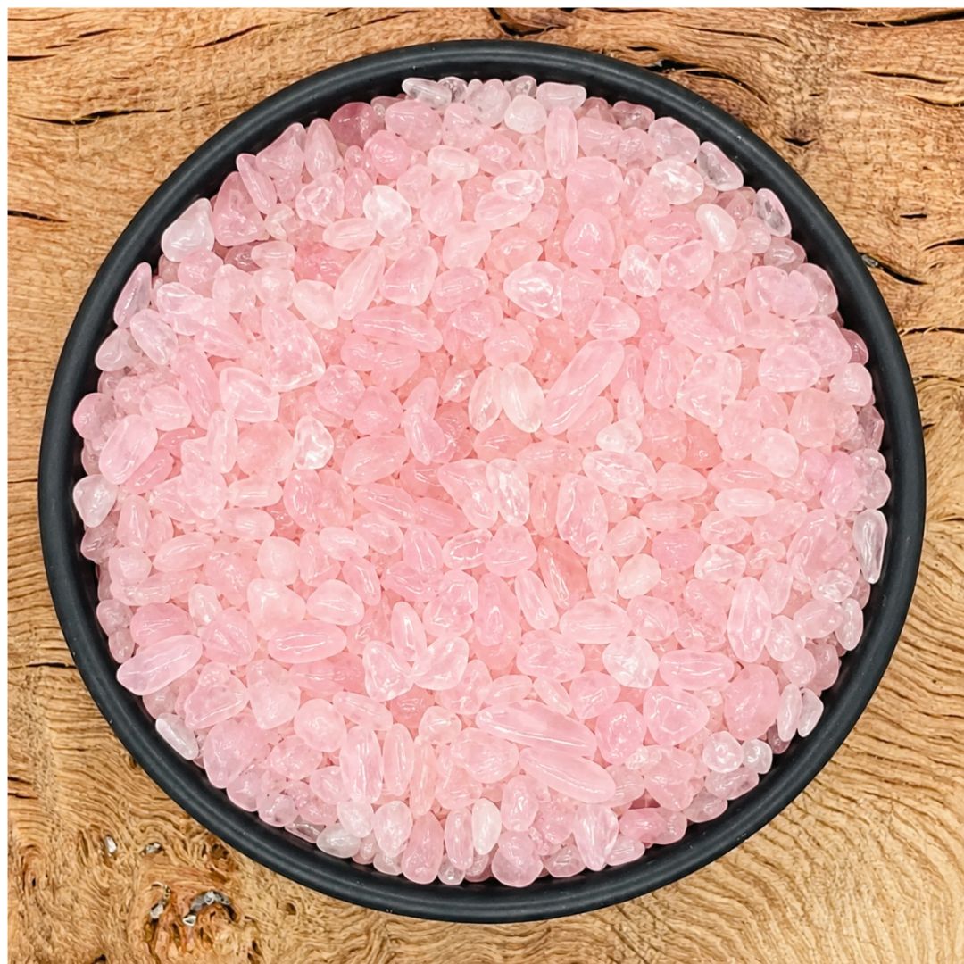 Rose Quartz Crystal Chip's (Reduces Stress & Anxiety)