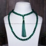 Green Jade Jaap Mala 108 Bead's(Attracts Prosperity & Good Luck)