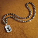 Shiva Obsidian Hematite Necklace Mala (Grounding & Balance)