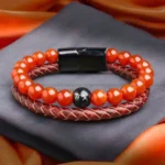 Carnelian Bracelets - 8MM (Success & Prosperity)