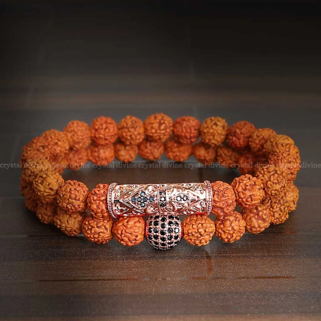 Rudraksha Bracelet - 8MM (Energy Boost & Physical Health)