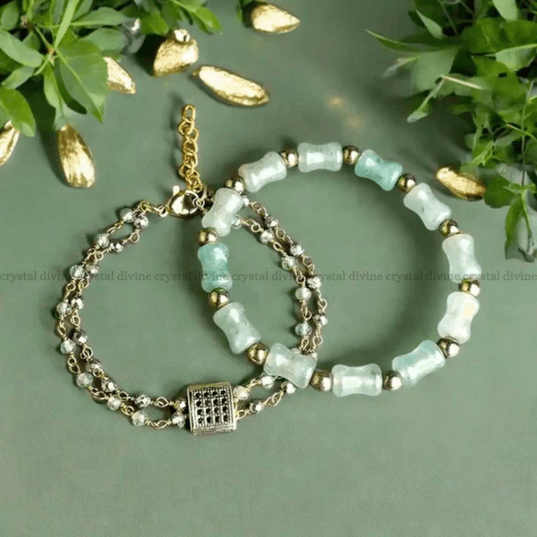 Aventurine Pyrite & Hematite Bracelet (Prosperity & Success)