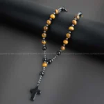 Tiger Eye Obsidian Hematite Mala (Confidence & Motivation)