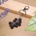 Black Tourmaline Crystal Keychain (Environmental Protection & Spiritual Growth)