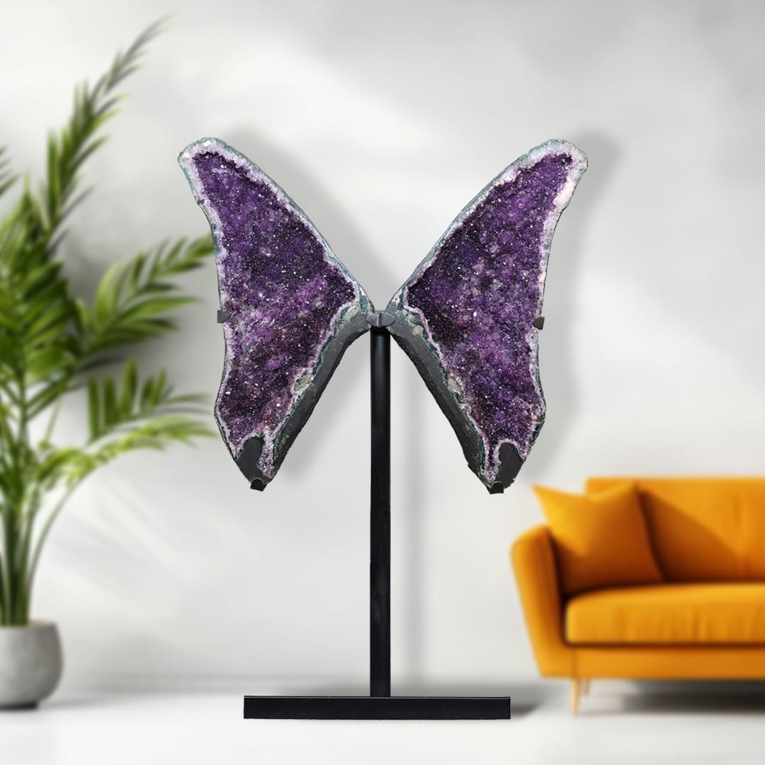 Amethyst Butterfly (Spiritual Protectio and Positive Energy Flow)
