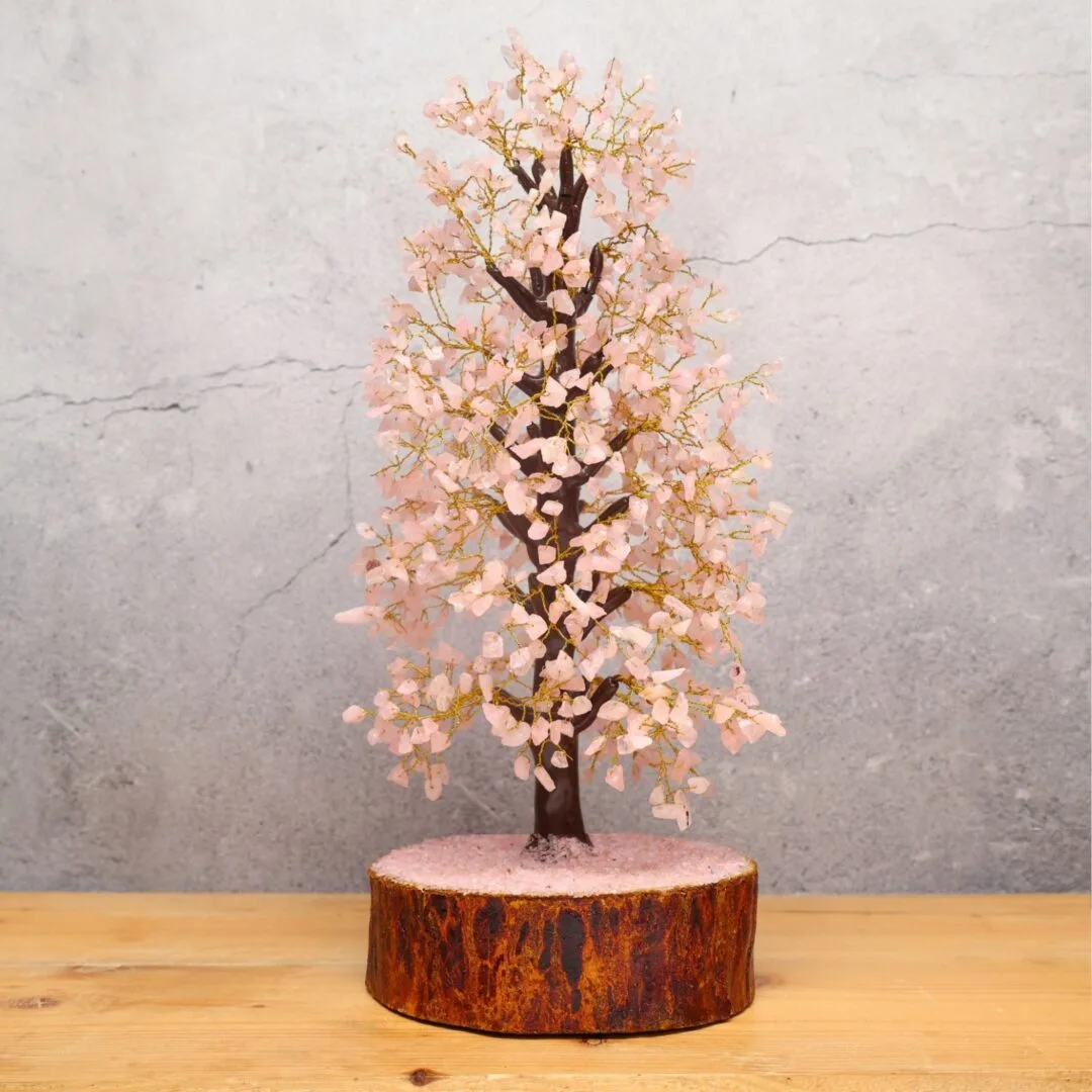Rose Quartz Crystal Tree1000 Beads (Self-Love &Emotional Healing)