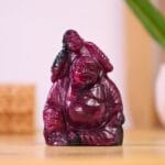 Laughing Buddha Idol 2 (Ruby) (Brings Joy and Positivity)