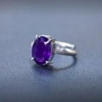 Amethyst Crystal Ring (Enhances Spiritual Growth & Intuition)