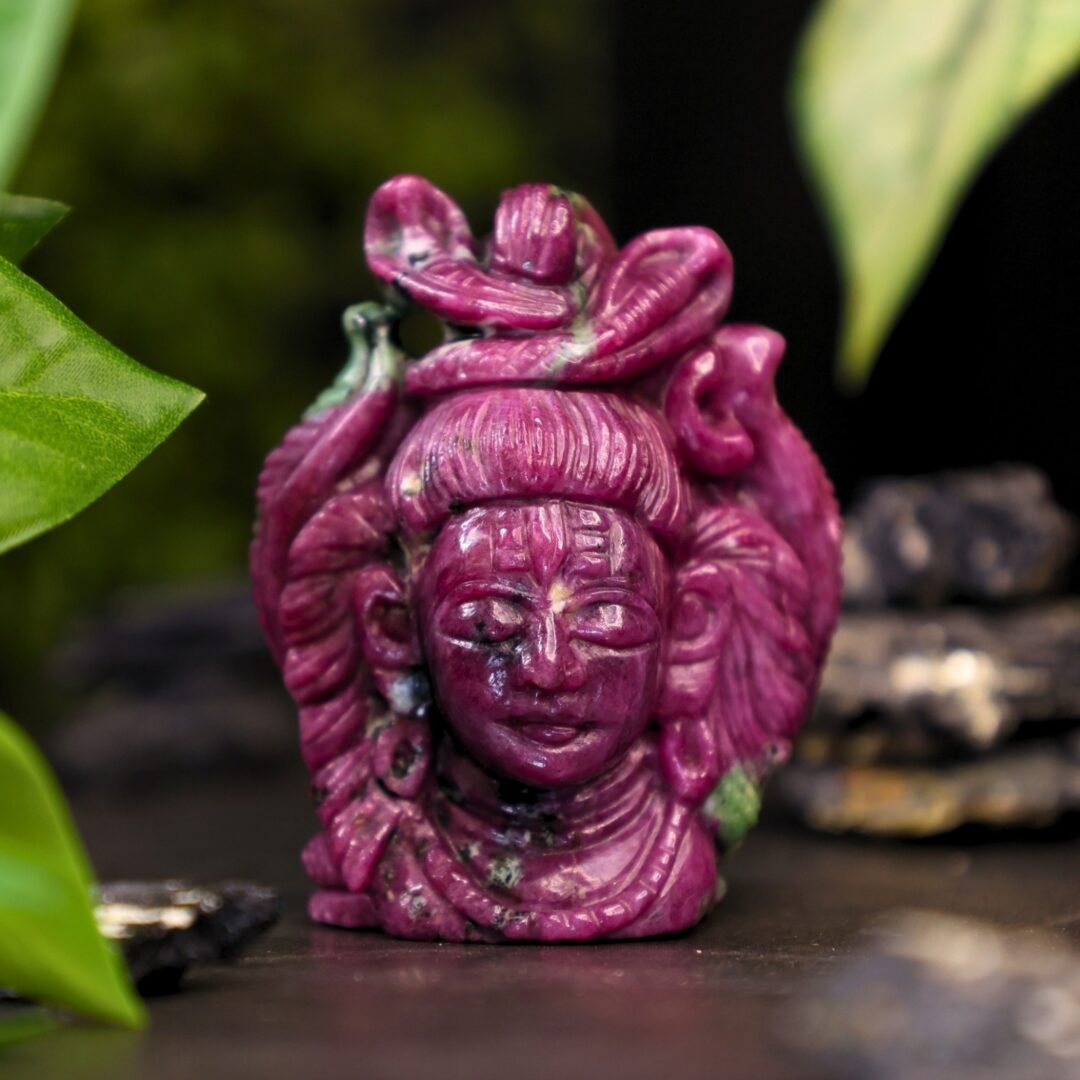 Shiva Idol 1 (Ruby) (Spiritual Growth & Protection and Positivity)