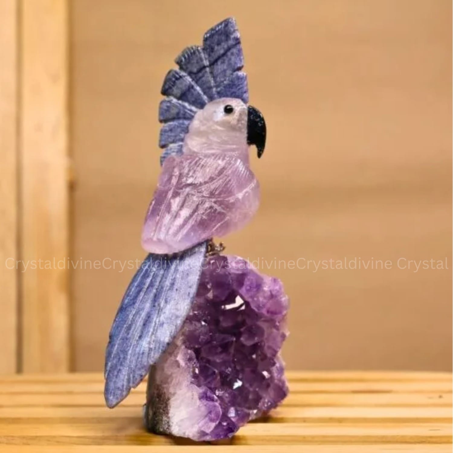 Amethys Druzy With Birds