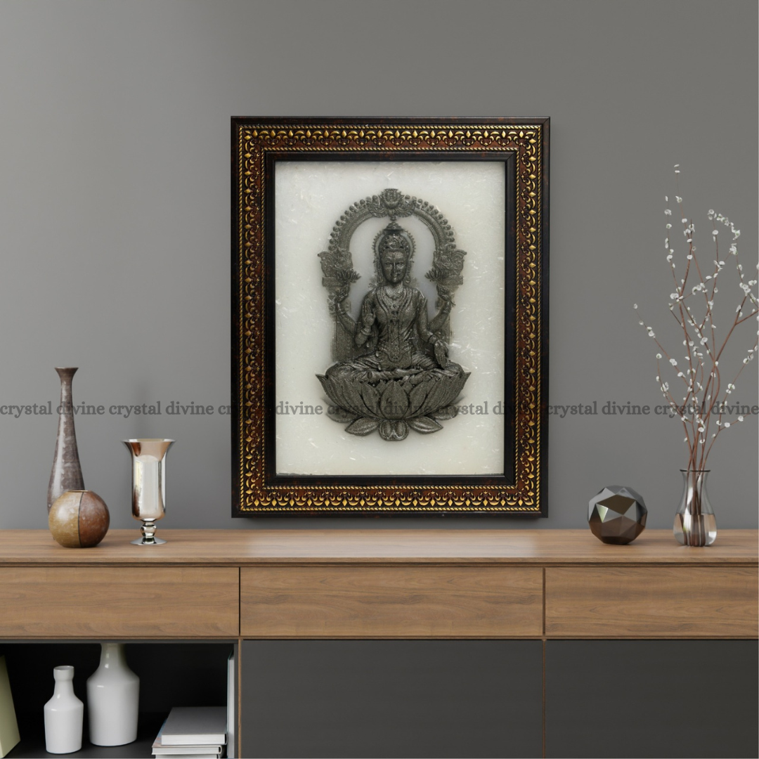 Laxmi Pyrite Frame (Attracts Wealth & Abundance)