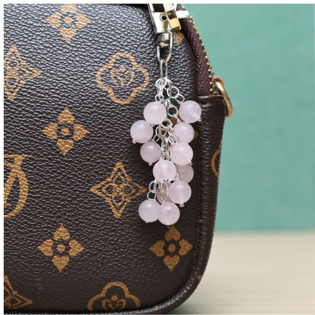 Rose Quartz Keychain (Attracts Love & Harmony)