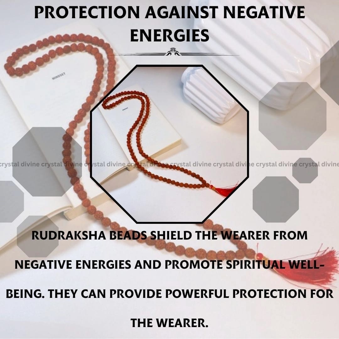 Rudraksh Jaap Mala 108 Beads (Spirtual Healing & Grounding)