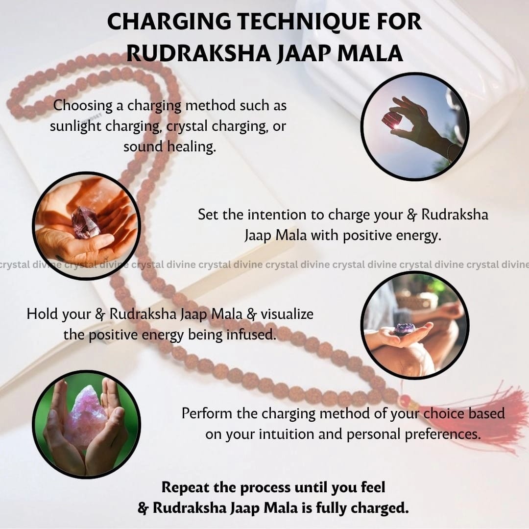 Rudraksh Jaap Mala 108 Beads (Spirtual Healing & Grounding)