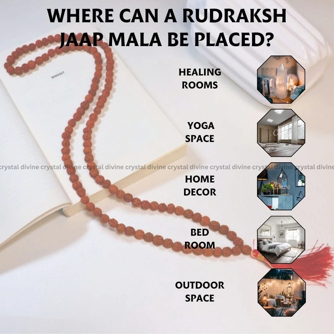Rudraksh Jaap Mala 108 Beads (Spirtual Healing & Grounding)