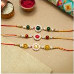 Round Charm Rakhi Set of 3 (Protection from Negative Energies)