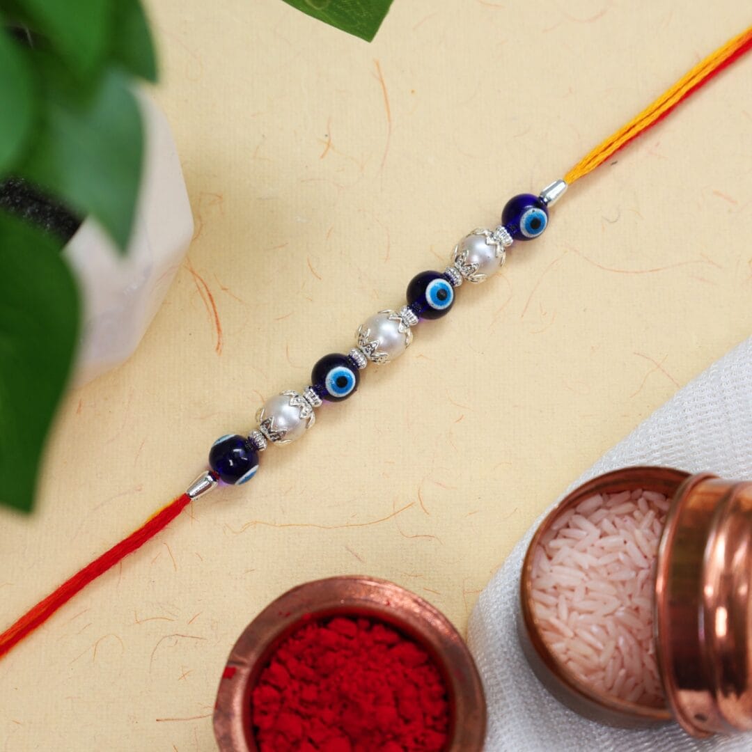 Evil Eye Crystal Rakhi (Protects from Negative Energy)