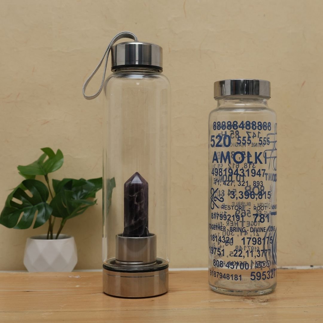 Crystal Bottle Combination (Amethyst and Reiki)