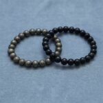 Combination Bracelet (Pyrite + Black Tourmaline) Attracts Wealth & Success