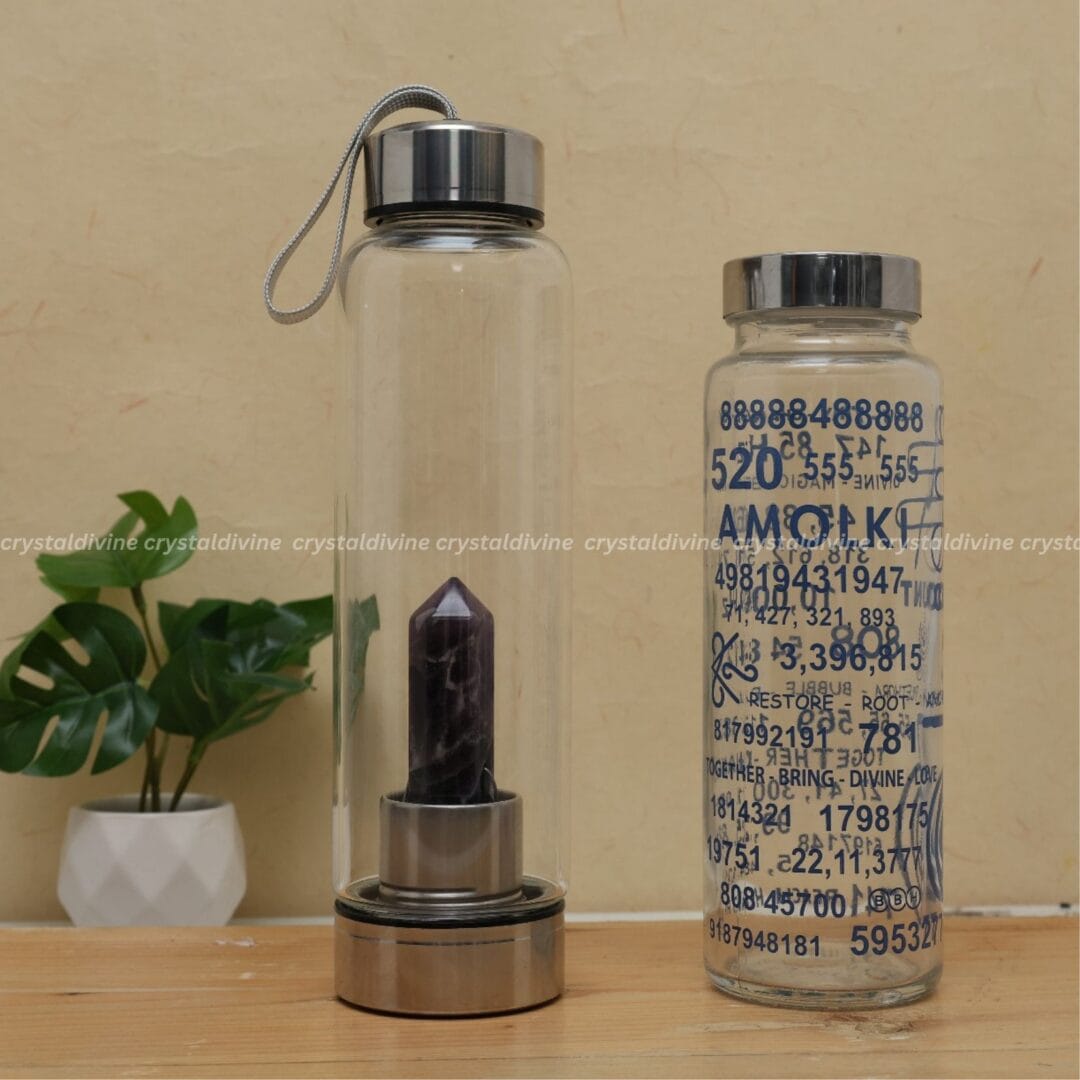 Crystal Bottle Combination (Amethyst and Reiki)
