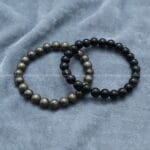 Combination Bracelet (Pyrite + Black Tourmaline)