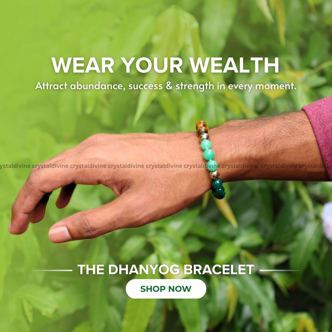 Dhan Yog Bracelet - 8MM (Improves Luck & Money Flow)