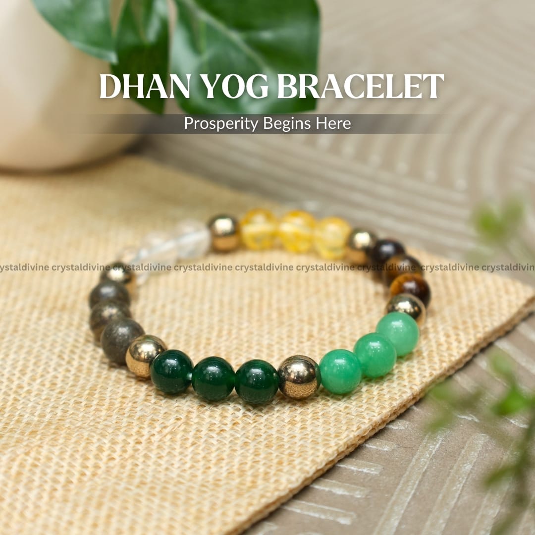 Dhan Yog Bracelet - 8MM (Improves Luck & Money Flow)