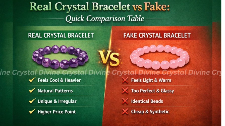 Real vs Fake Crystal Bracelets