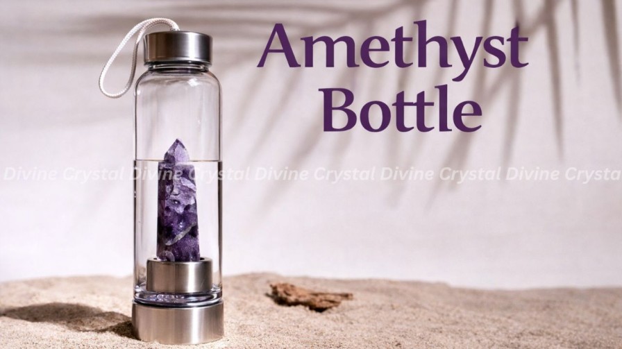 Amethyst Crystal bottel