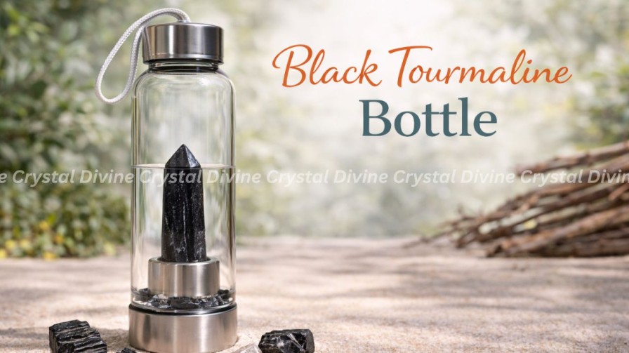 Black Tourmaline Bottel