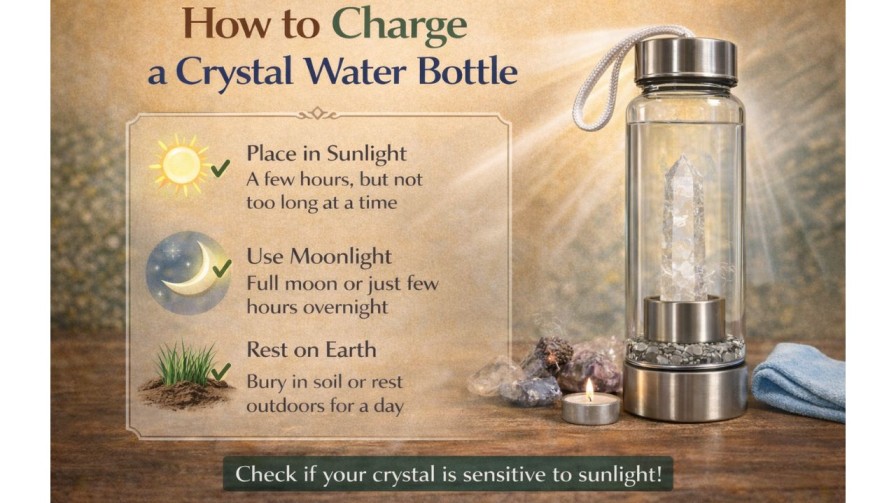 How to Use Crystal Water Bottle