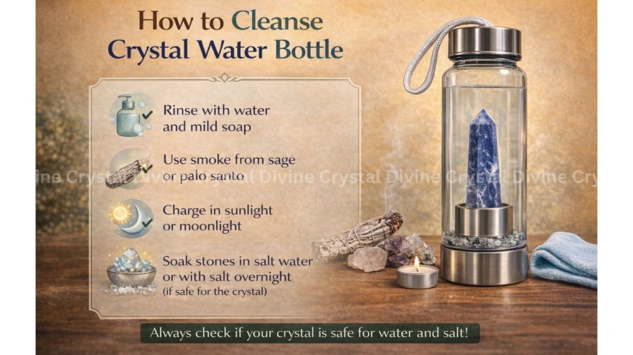 How to Use Crystal Water Bottle