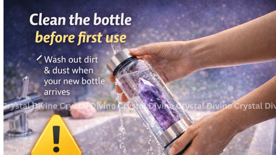 How to Use Crystal Water Bottle