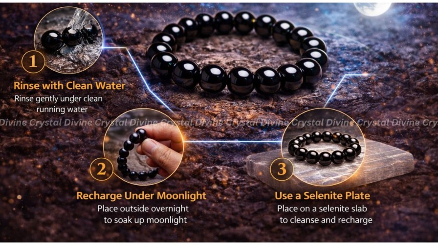 Black Obsidian Protection Bracelet
