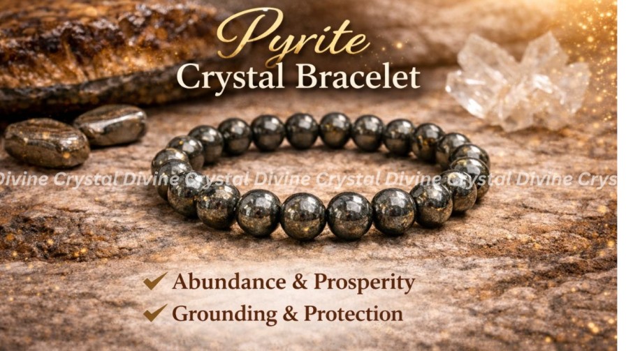 Pyrite Crystal Bracelet
